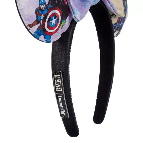 Marvel Avengers Loungefly Minnie Ears With Detachable Bow - Picture 3 of 4
